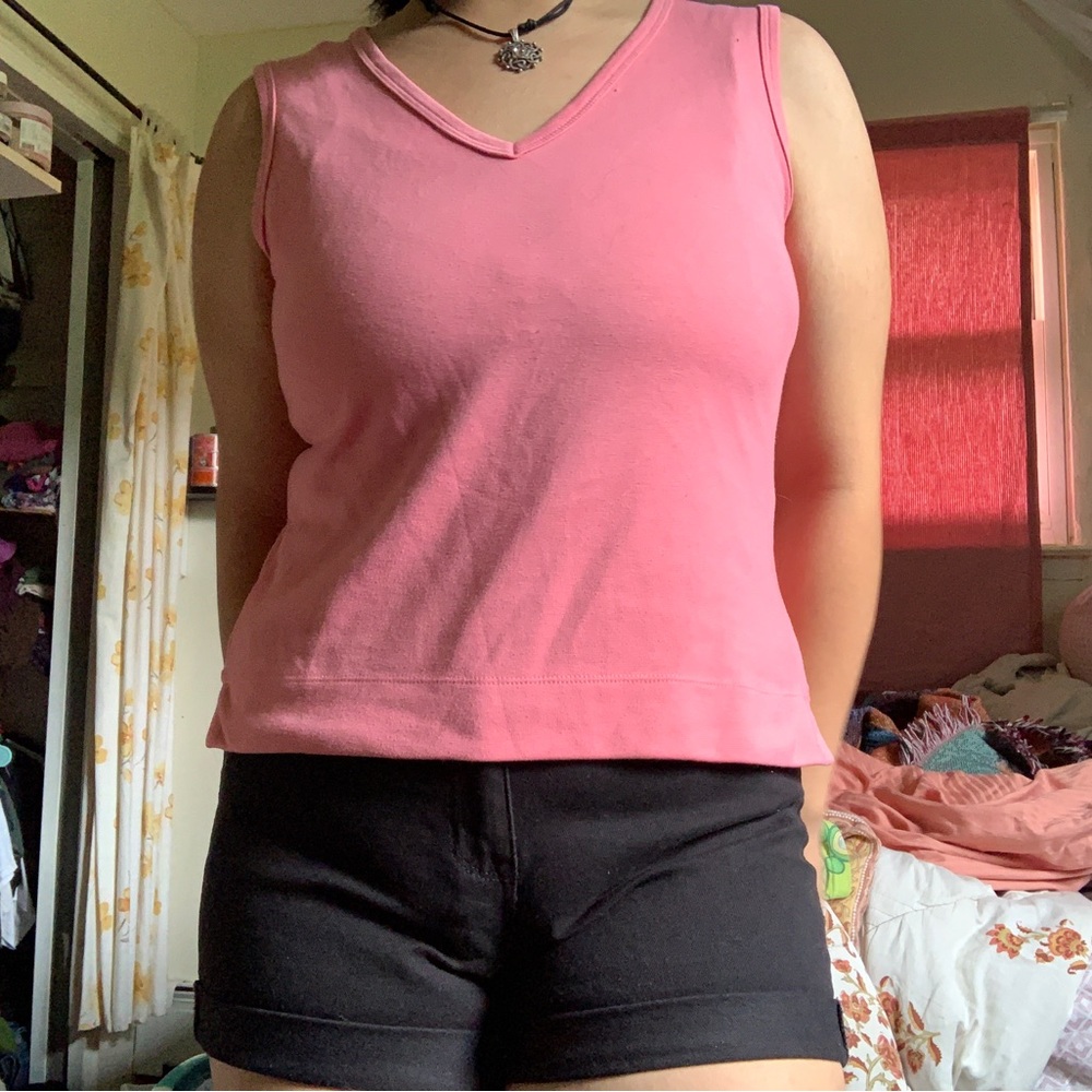 Pink tank top